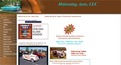 Desktop Screenshot of mahoningauto.com