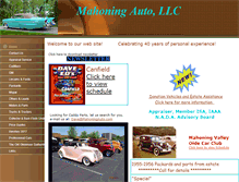 Tablet Screenshot of mahoningauto.com